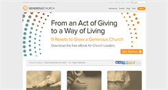 Desktop Screenshot of generouschurch.com